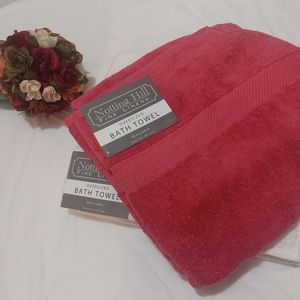 💥💕Bath Towels Oversize White/ Rose Racket